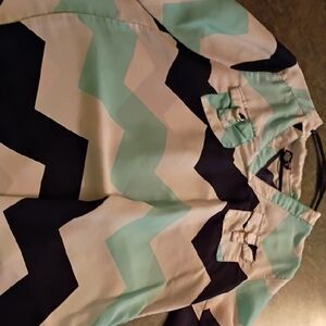Chevron Patterned Blouse